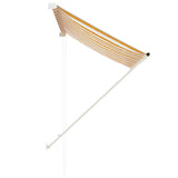 143752 Retractable Awning 150x150 cm Yellow and White