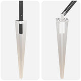 Fence Post 13 pcs Grey Steel 42004259