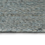 Handmade Rug Jute Round 150 cm Olive Green 133670