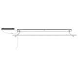 Electric Retractable Awning Red and White 2.5 x 2 m 3421702