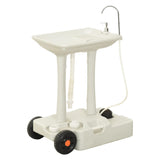 ZNTS Camping Hand Wash Stand with Dispenser 35 L 93020