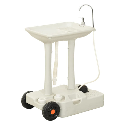 ZNTS Camping Hand Wash Stand with Dispenser 35 L 93020