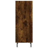 Sideboard Smoked Oak 34.5x32.5x90 cm Engineered Wood 828753