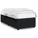 Bed Frame without Mattress Black 90x200 cm Velvet 3284984