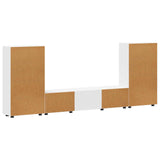 TV Cabinet Set with Drawer FLORIN 3 pcs White Engineered Wood 3397934