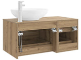 Bathroom Furniture Set 2 pcs Artisan Oak Engineered Wood 3403999