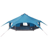 Family Tent Blue 18-Person 185T Polyester with PU Coating 42017398