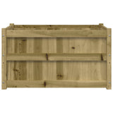 Garden Planter 90x50x50 cm Impregnated Wood Pine 837467