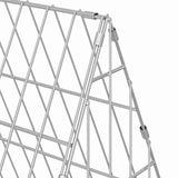 Rabbit Cage Silver 430 x 55 x 55 cm Galvanised Steel 42019226