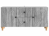 TV Cabinet Grey Sonoma 89 x 34.5 x 60 cm Engineered Wood 894201