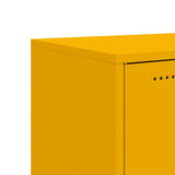 Sideboard Mustard Yellow 68x39x72 cm Steel 846659