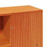 Bed Frame without Mattress Wax Brown 120x190 cm Small Double Solid Wood Pine 3323664