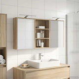 Bathroom Cabinet Set 3 pcs 126 x 16 x 62.5 cm Engineered wood 3403834