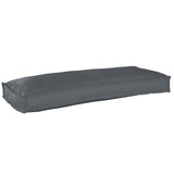 Pallet Cushion Set 2 pcs Anthracite 100 x 40 x 8 cm 42001688