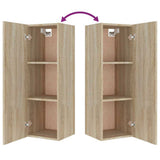 8 Piece TV Cabinet Set Sonoma Oak Engineered Wood 3114296