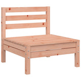 Garden Sofa 3-Seater with Footstool Solid Wood Douglas 838059
