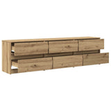 TV Units 2 pcs Artisan Oak 180 x 34 x 50 cm Engineered Wood 3385629