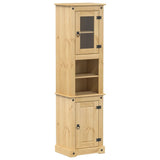 Bathroom Cabinet Corona 50x40x185 cm Solid Wood Pine 4002792