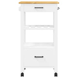 Kitchen Trolley MONZA 48x40x88.5 cm Solid Wood Pine 376084