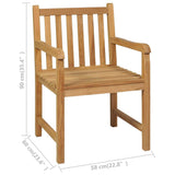 Garden Dining Set Teak Solid Teak Wood Large Durable 3059944