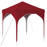 Pop-up Party Tent 194 x 194 x 245 cm Burgundy 42019818