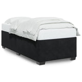 Bed Frame without Mattress Black Single Velvet 3284662