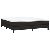 Box Spring Bed Frame Black Super King Fabric 3121171