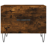Coffee Tables 2 pcs Smoked Oak 50x50x40 cm Engineered Wood 829391