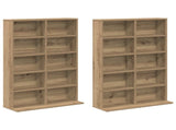 CD Cabinet 2 pcs Artisan Oak 65 x 23.5 x 97.5 cm 8012689