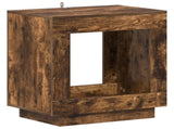 Side Table Smoked Oak 60 x 40 x 65 cm Engineered Wood 899899