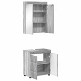Bathroom Furniture Set TULUM 2 pcs Grey Sonoma 60 x 34 x 63 cm 3398020