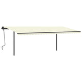 Awning Post Set Anthracite 600x245 cm Iron 315101
