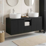 Bathroom Cabinet Set 3 pcs Black 49.5 x 44.5 x 65 cm 3405678
