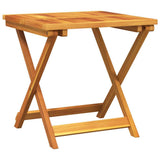 Folding Garden Table 50x50x50 cm Solid Wood Acacia 364893