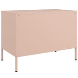 TV Cabinets 2 pcs Pink 68x39x50.5 cm Steel 842937
