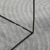 Rug IZA Short Pile Scandinavian Look Grey 80x150 cm 375450