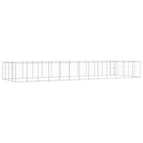 Outdoor Dog Kennel Galvanised Steel 53.24 m 3082322