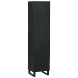 Bathroom Cabinet Walnut 38 x 33 x 160 cm Engineered Wood 4018030