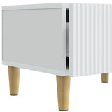 TV Cabinet with Drawer White 147 x 34.5 x 30 cm Engineered Wood 894705