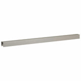 Garden Cover Profile 2 pcs 100 x 5 x 5 cm Stainless Steel 8013002