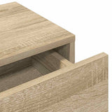 Wall Shelf with Drawers Sonoma Oak 80x33x17 cm Engineered Wood 859979
