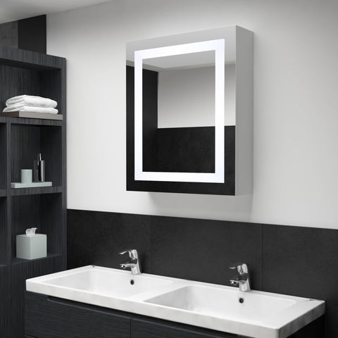 LED Bathroom Mirror Cabinet 50x13x70 cm 285116