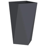 Planter 2 pcs Anthracite 40 x 40 x 75 cm Steel 883785