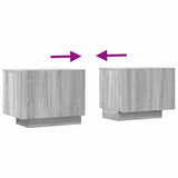 TV Cabinet Grey Sonoma 100x35x40 cm Engineered Wood 815718