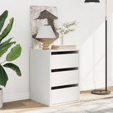 Corner Chest of Drawers White 40x41x58 cm Engineered Wood 852834
