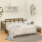 Pull-out Day Bed without Mattress Honey Brown 2x cm 820355