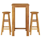 3 Piece Garden Bar Set Solid Wood Acacia 3154388