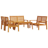5 Piece Garden Lounge Set Solid Wood Acacia 3211800