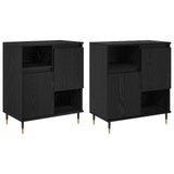 Sideboards 2 pcs Black oak 3394559