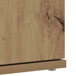 Shoe Cabinet with Door Brown 80 x 39 x 180 cm Engineered wood 3333874